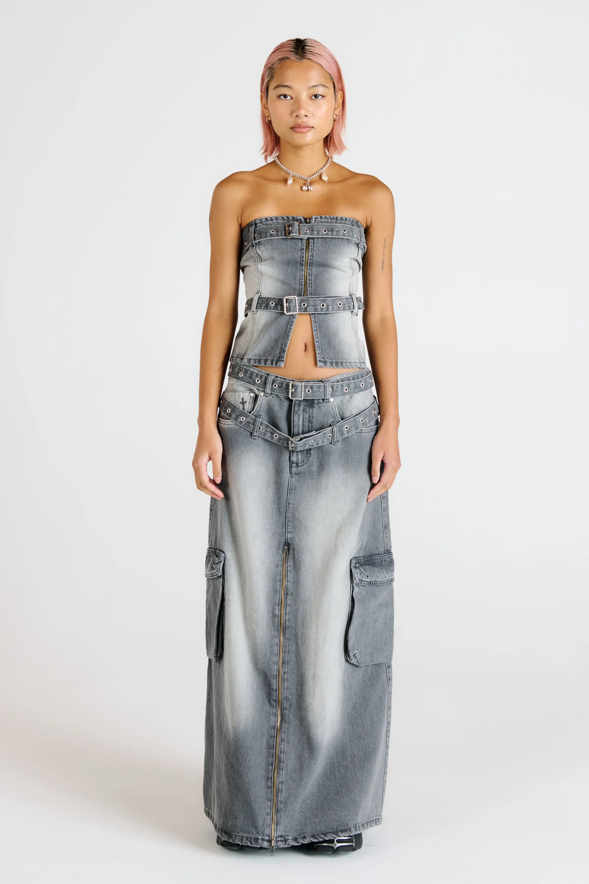 Vertigo Cargo Maxi Skirt