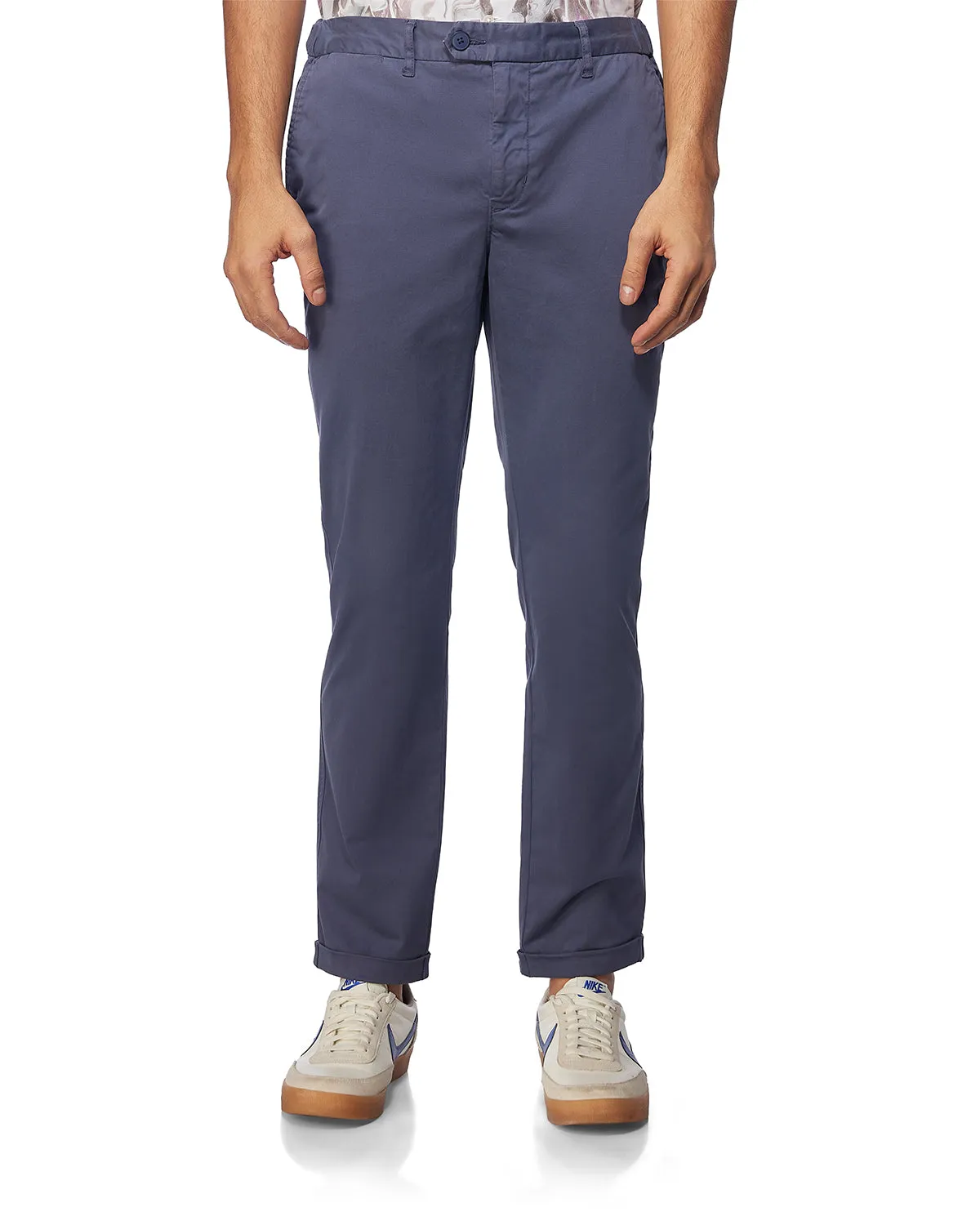 Vintage-Day Casual Chinos - Navy