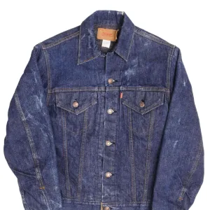 VINTAGE LEVIS TYPE 3 BLANKET LINED JACKET SINGLE STITCH 1970S SIZE 34 MADE USA