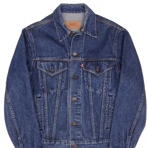 VINTAGE LEVIS TYPE 3 DENIM JACKET 4 POCKETS 1980S SIZE 38R MADE IN USA
