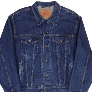 VINTAGE LEVIS TYPE 3 DENIM JACKET 4 POCKETS 1980S SIZE 46 MADE IN USA