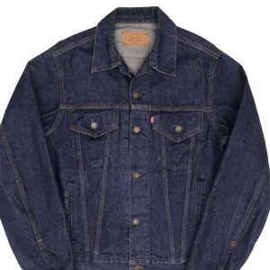 VINTAGE LEVIS TYPE 3 DENIM JACKET 4 POCKETS 71506 1980S SIZE 42L MADE IN USA