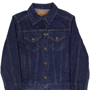 VINTAGE LEVIS TYPE 3 DENIM JACKET 76581 0214 4 POCKETS 1980S SMALL MADE IN USA