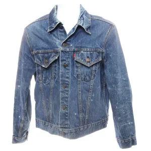 VINTAGE LEVIS TYPE 3 JACKET 2 POCKETS SINGLE STITCH SIZE 42 MADE IN USA