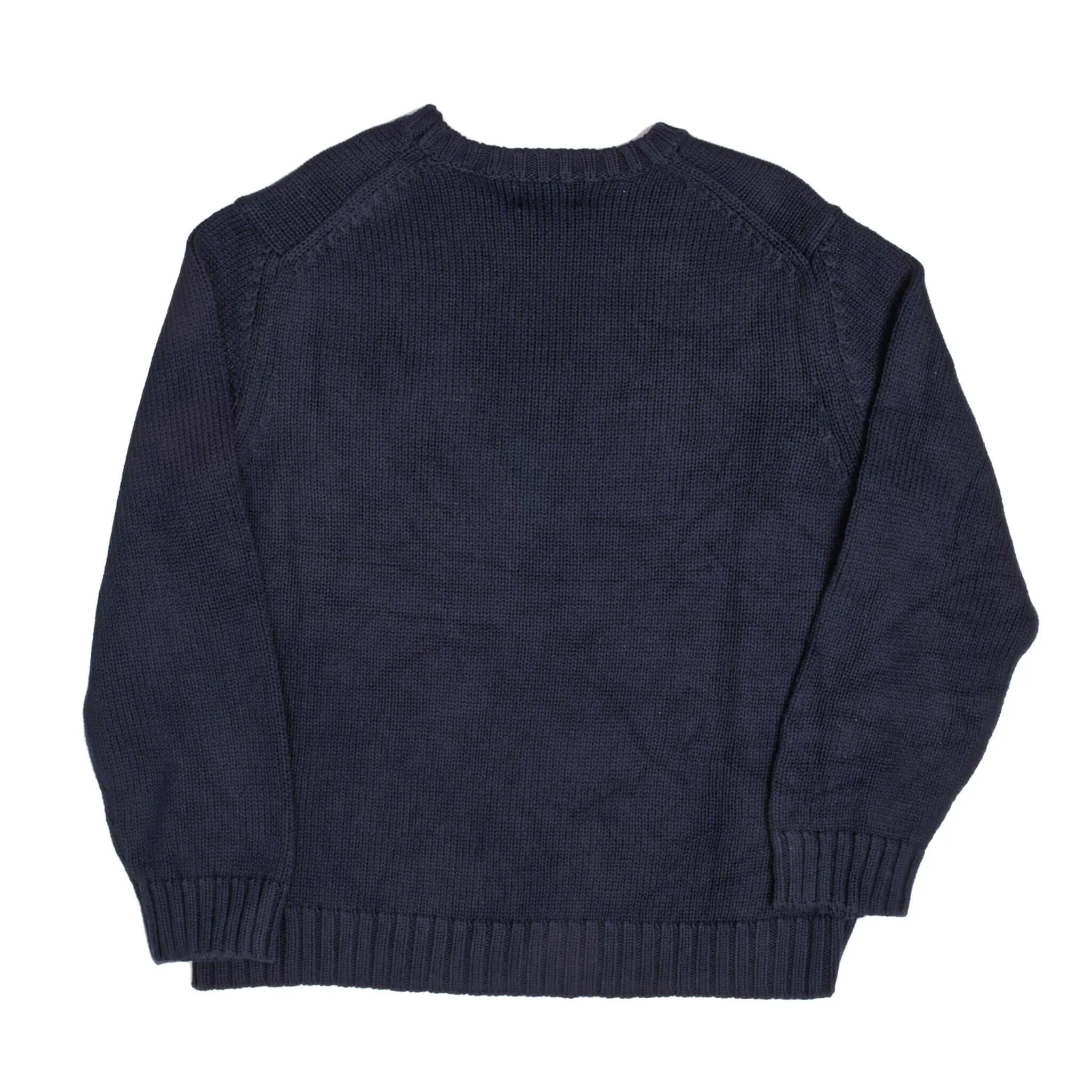 VINTAGE RALPH LAUREN USA FLAG KNIT 1990S SWEATSHIRT SIZE XL