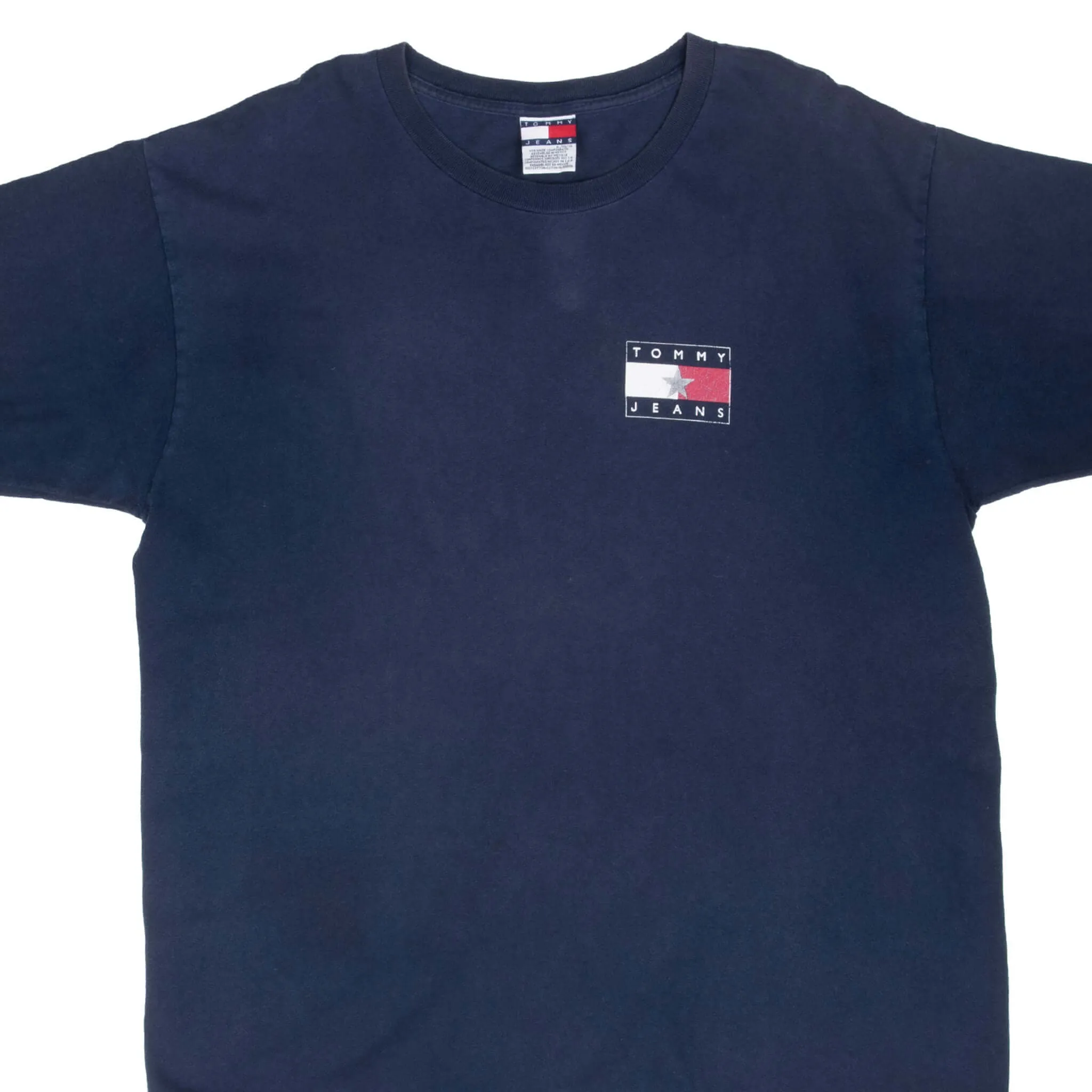 VINTAGE TOMMY JEANS BLUE TEE SHIRT 1990S XL