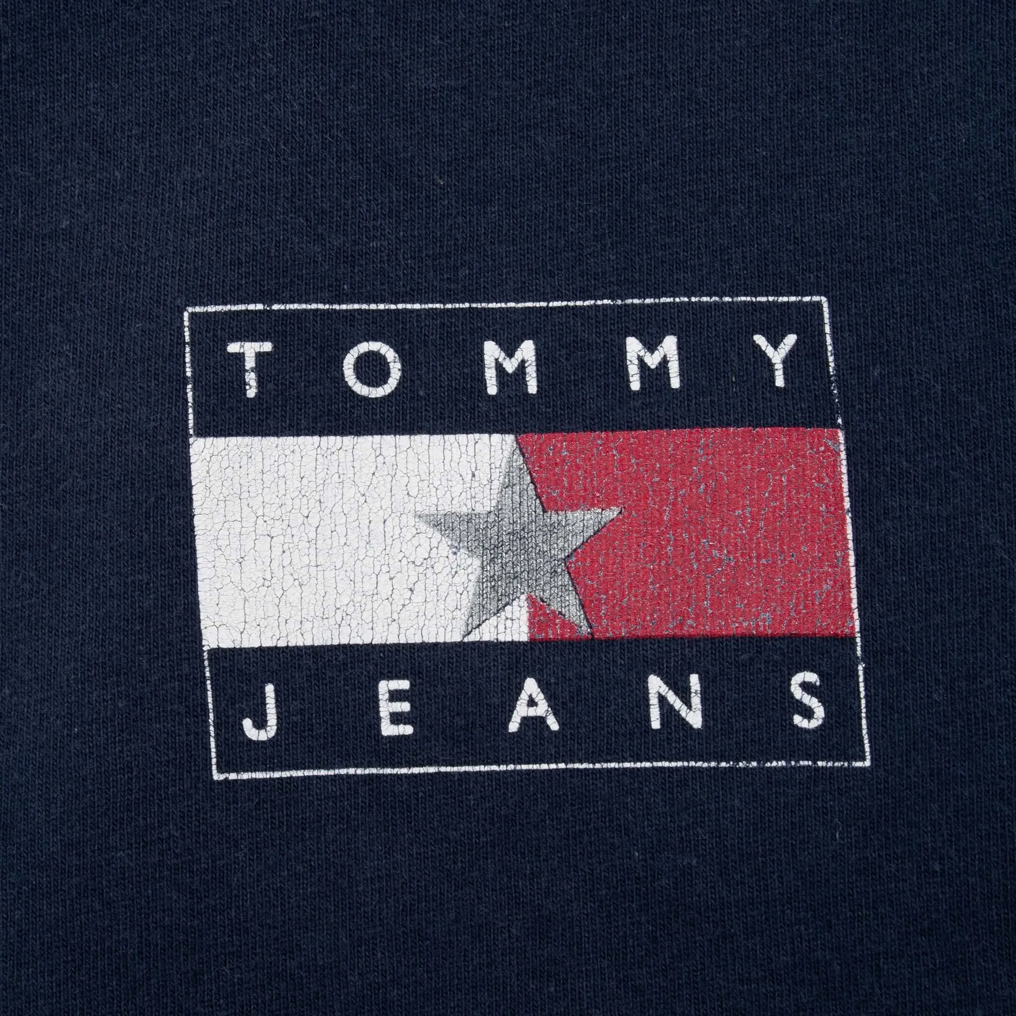 VINTAGE TOMMY JEANS BLUE TEE SHIRT 1990S XL