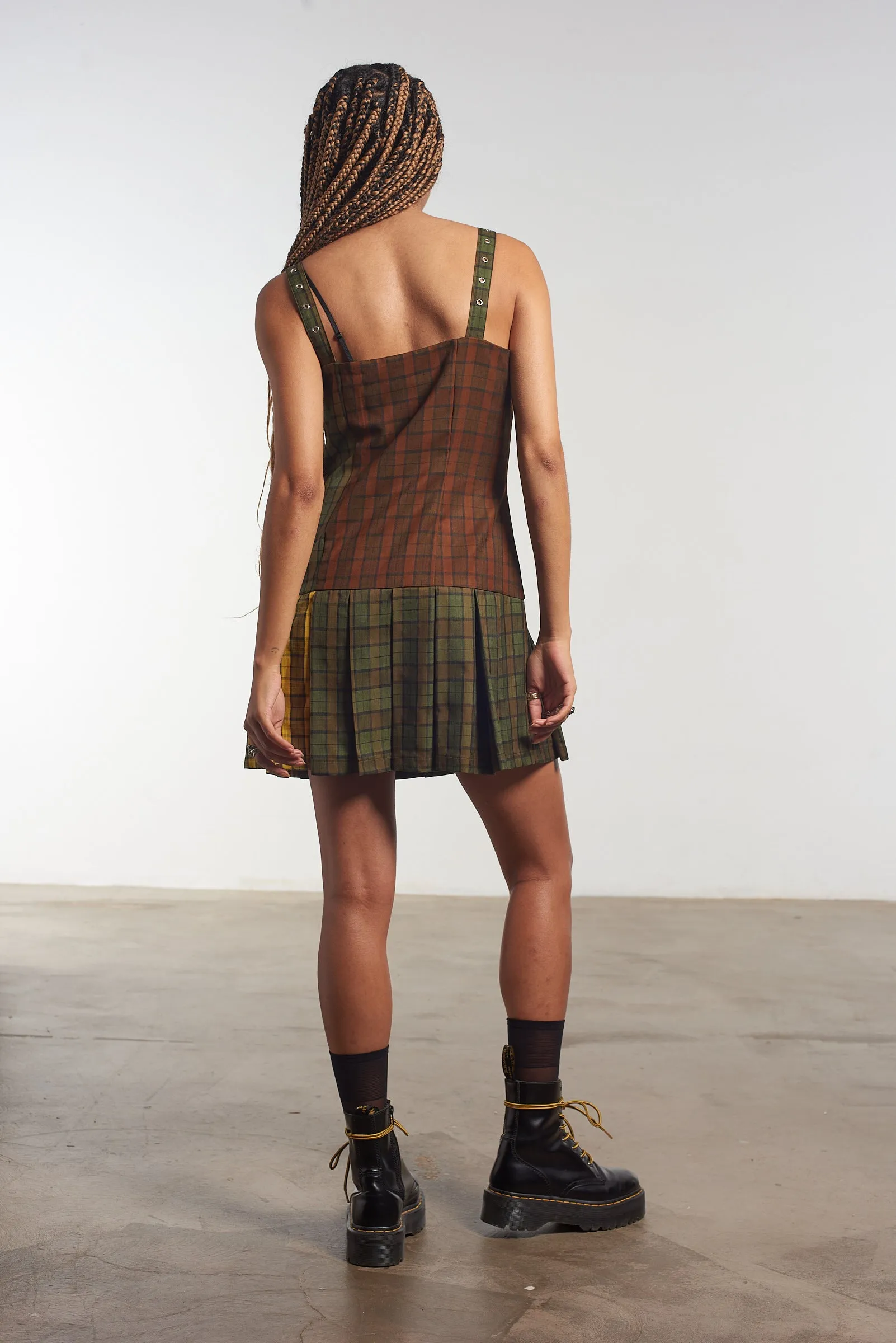 Viv Tartan Mini Dress