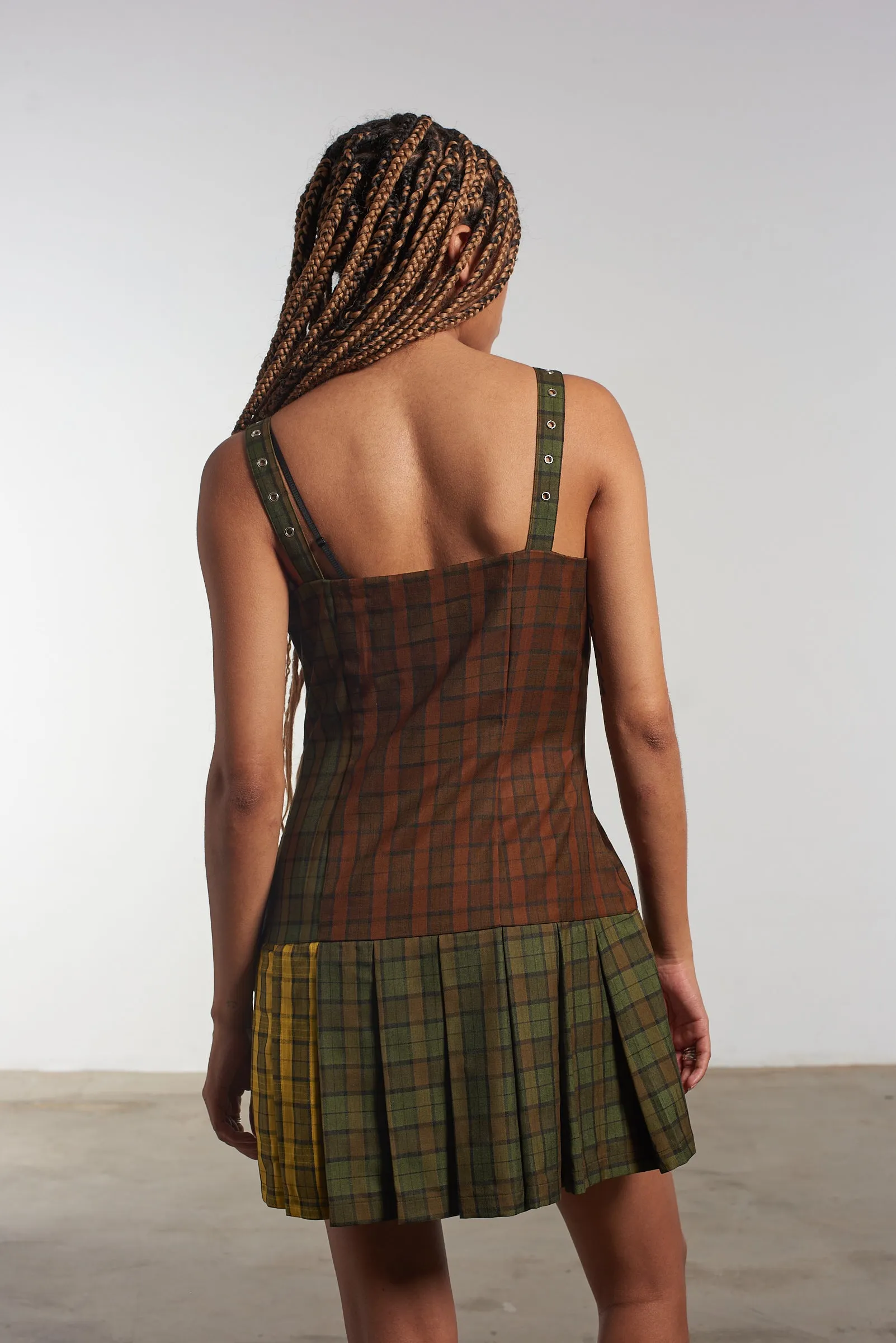 Viv Tartan Mini Dress