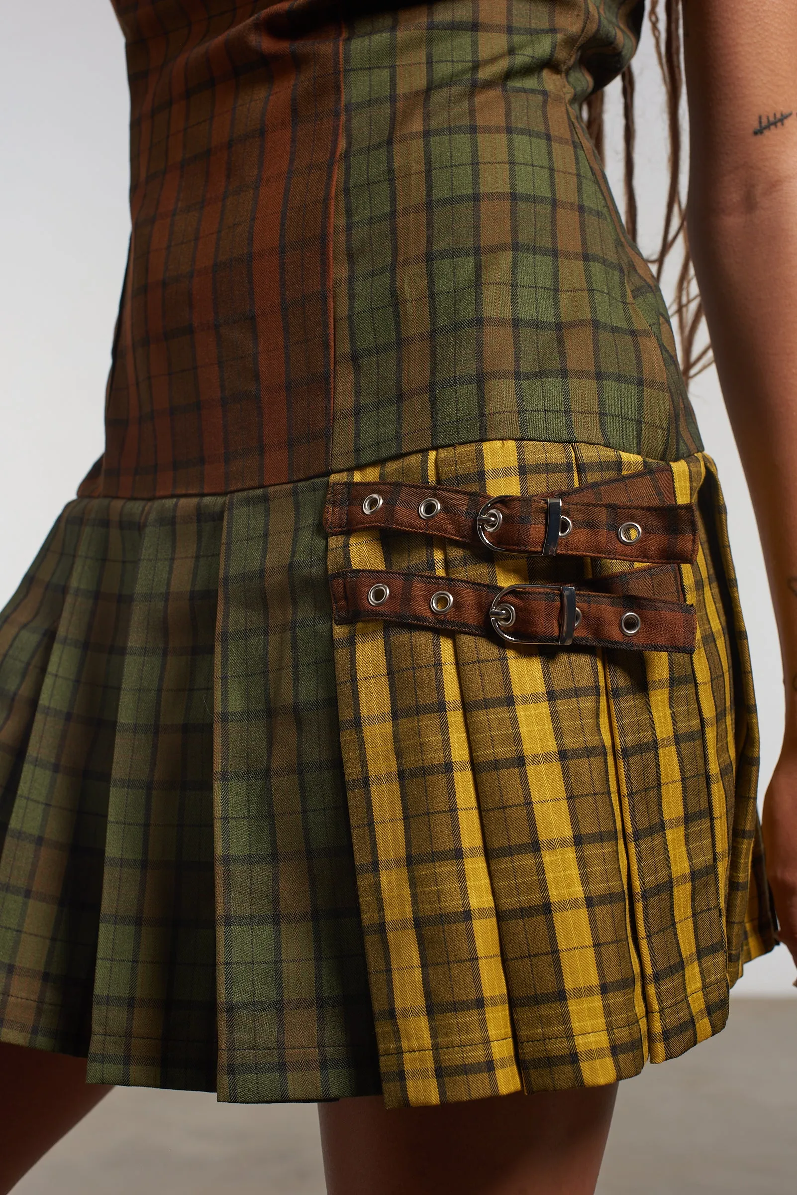 Viv Tartan Mini Dress