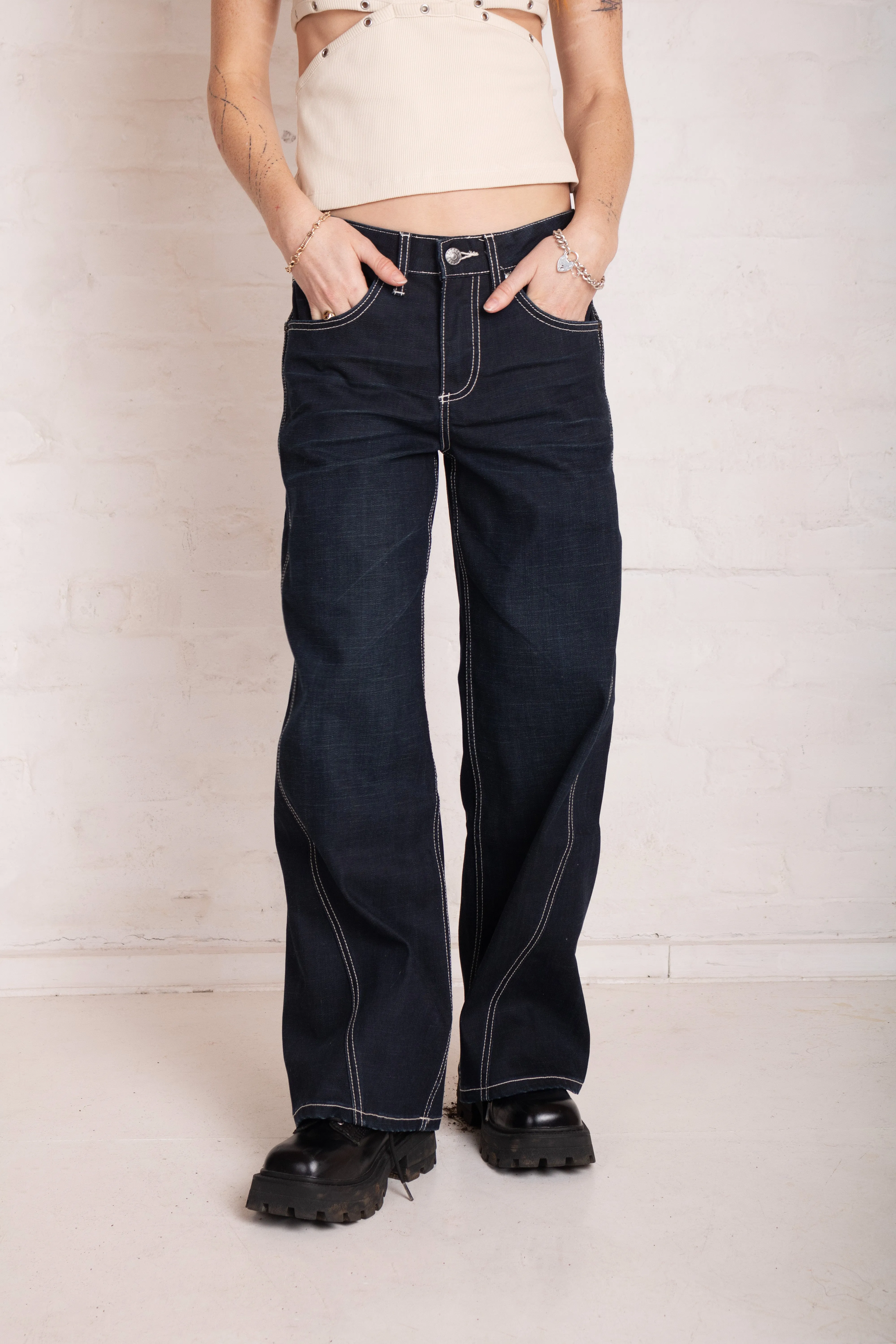 Wacko Dark Rinse Release Jeans