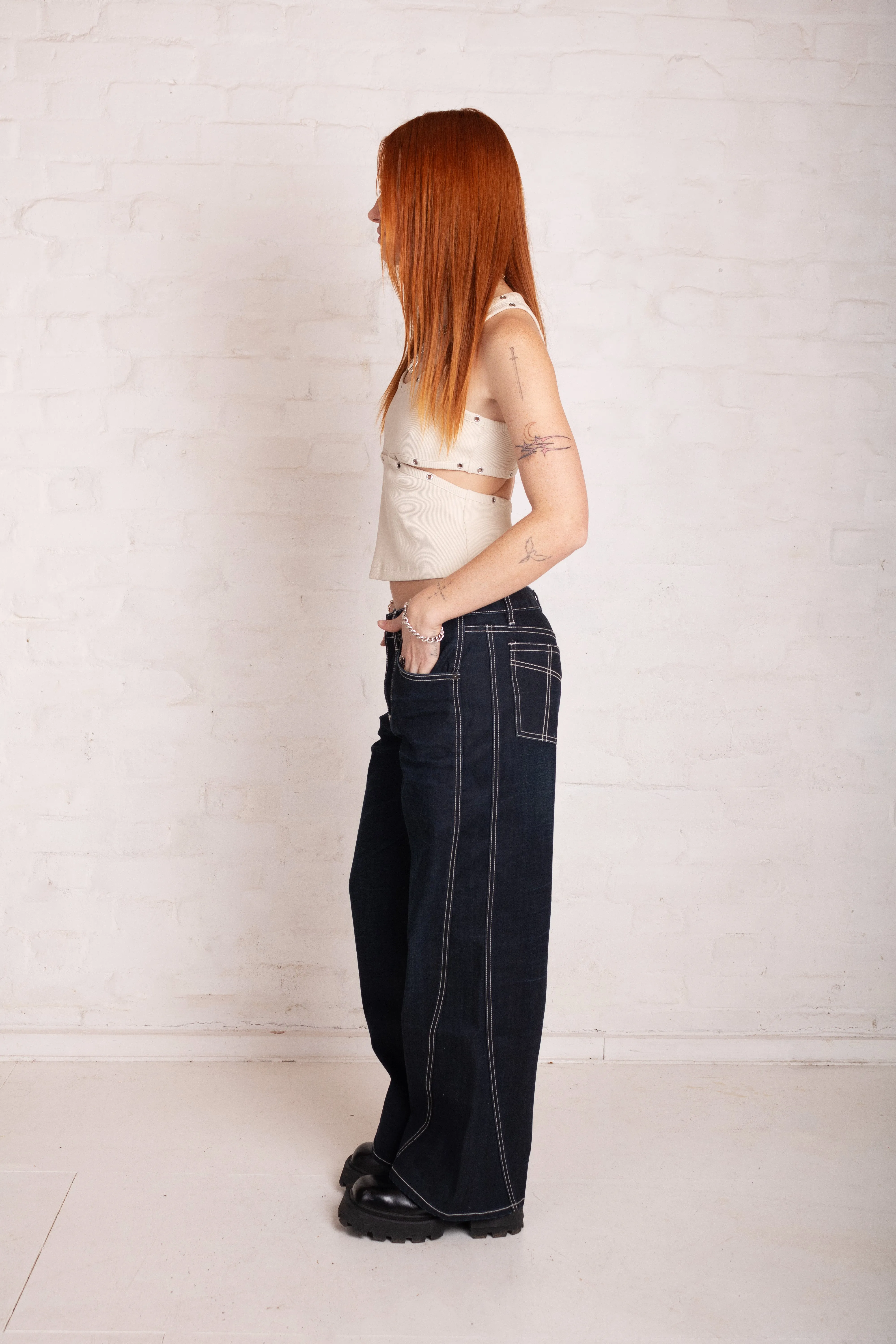 Wacko Dark Rinse Release Jeans