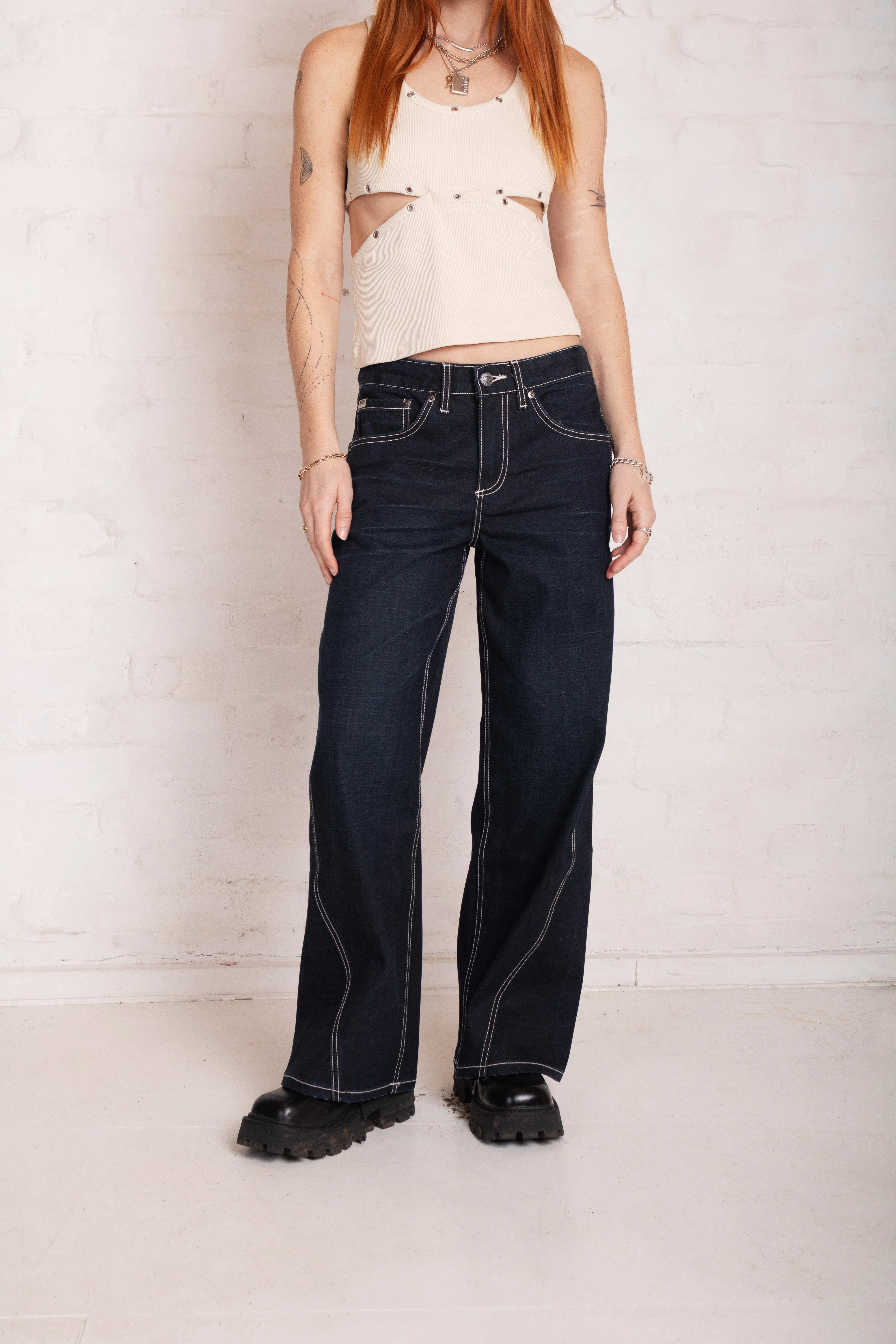 Wacko Dark Rinse Release Jeans