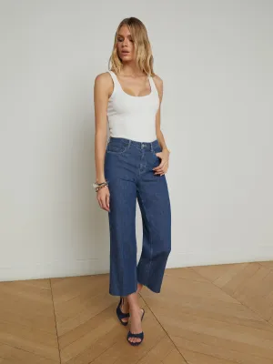 Wanda Cropped Wide-Leg Jean