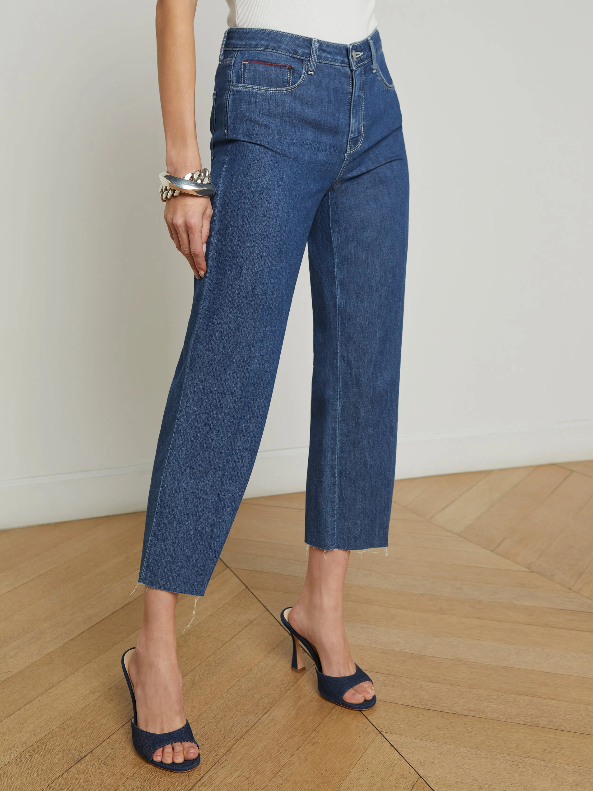 Wanda Cropped Wide-Leg Jean