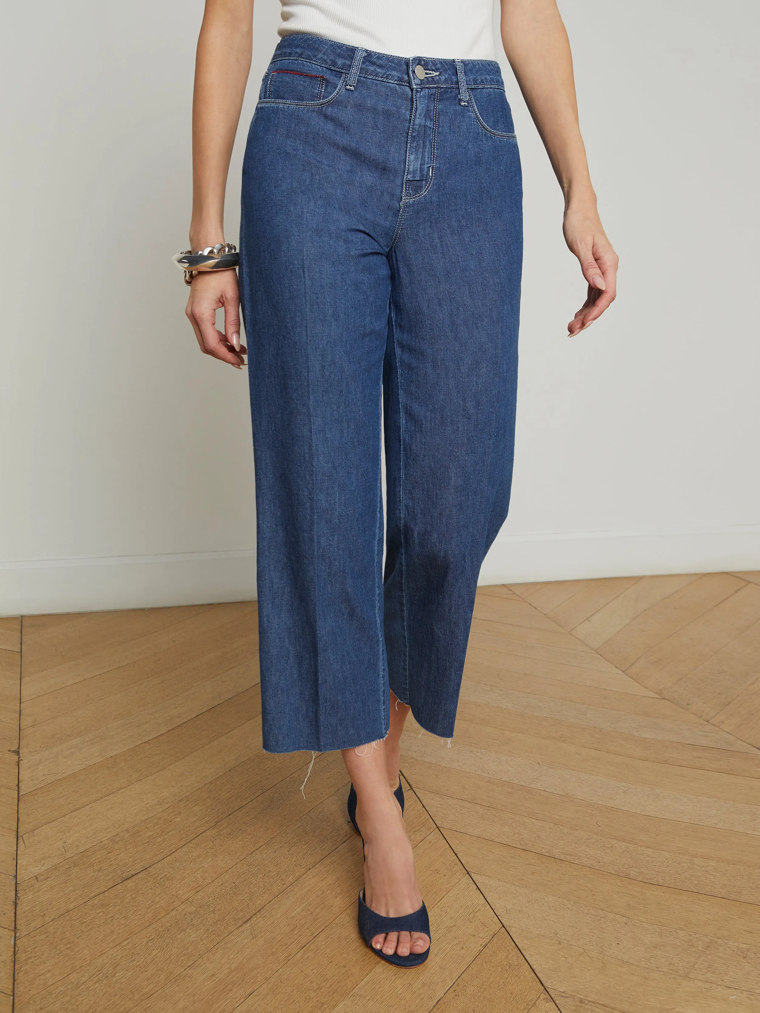 Wanda Cropped Wide-Leg Jean