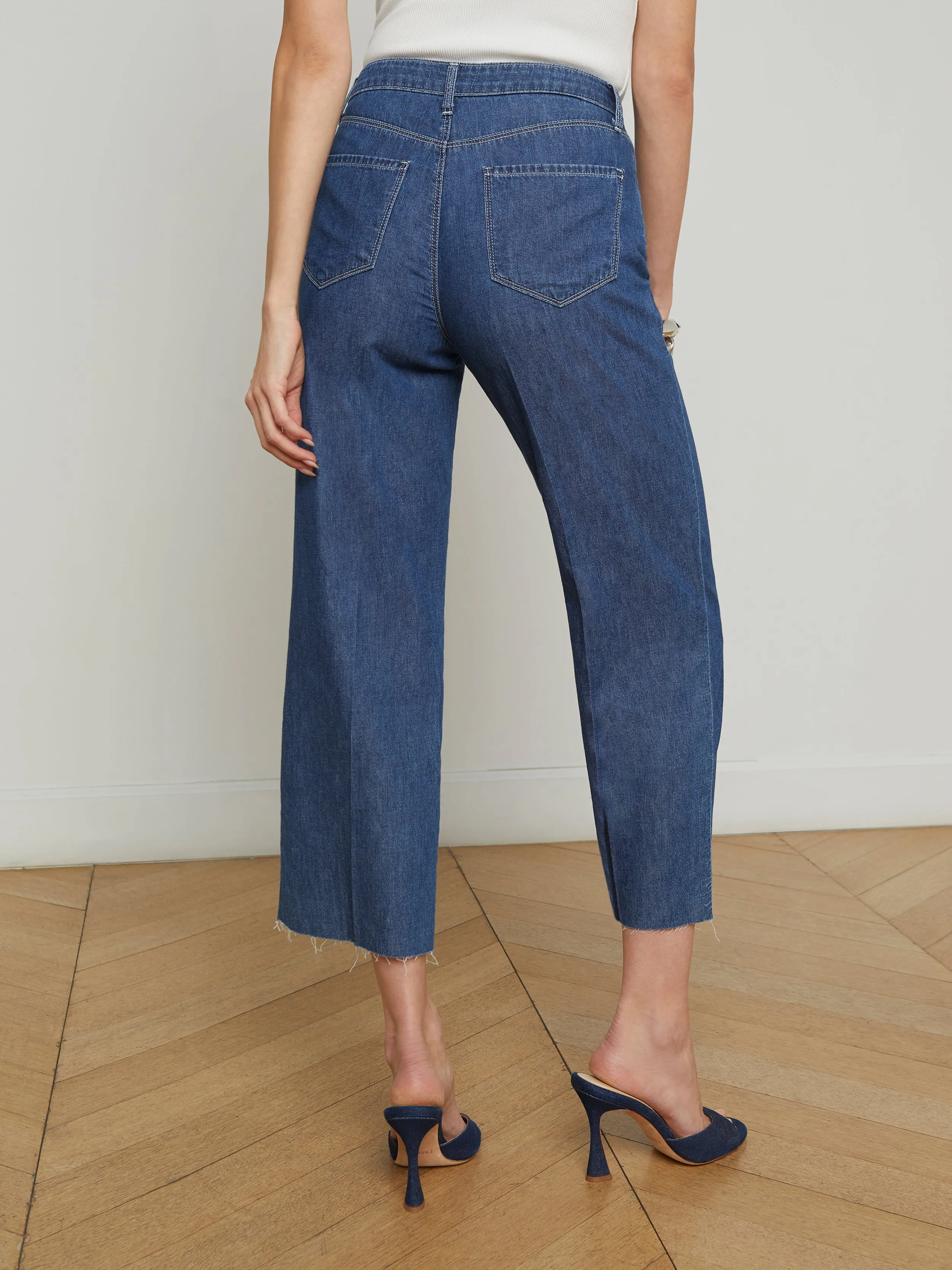 Wanda Cropped Wide-Leg Jean