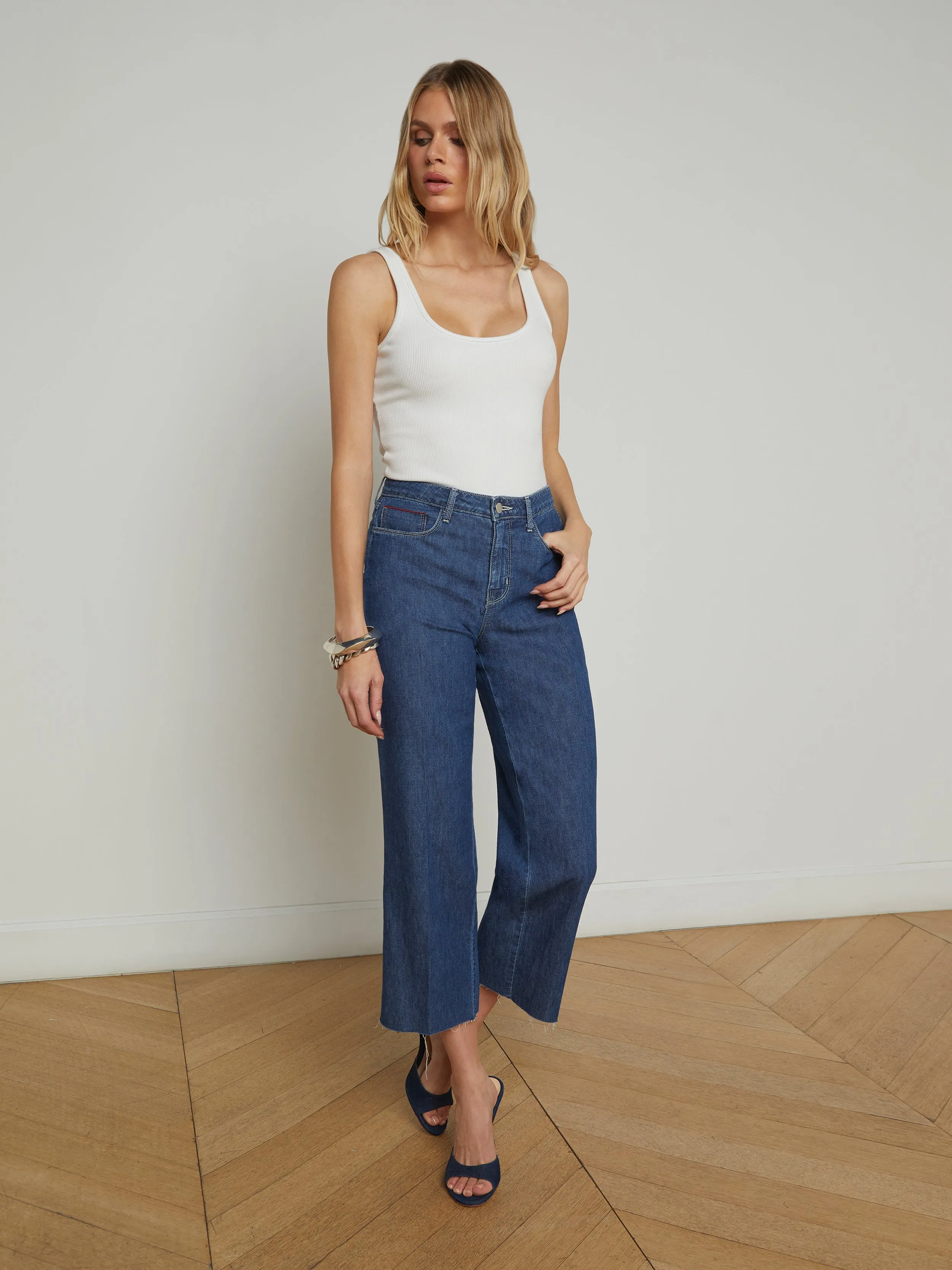 Wanda Cropped Wide-Leg Jean