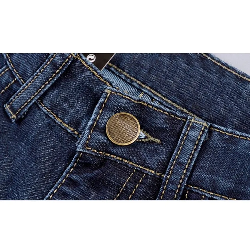 West Louis™ Denim Casual Blue Jeans