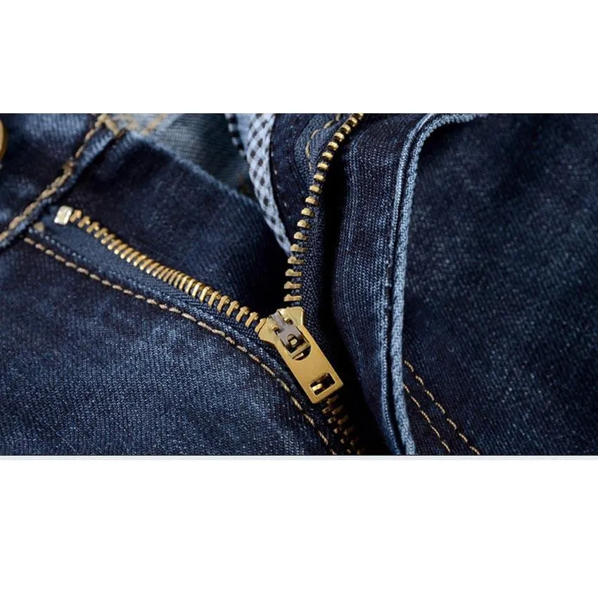 West Louis™ Denim Casual Blue Jeans