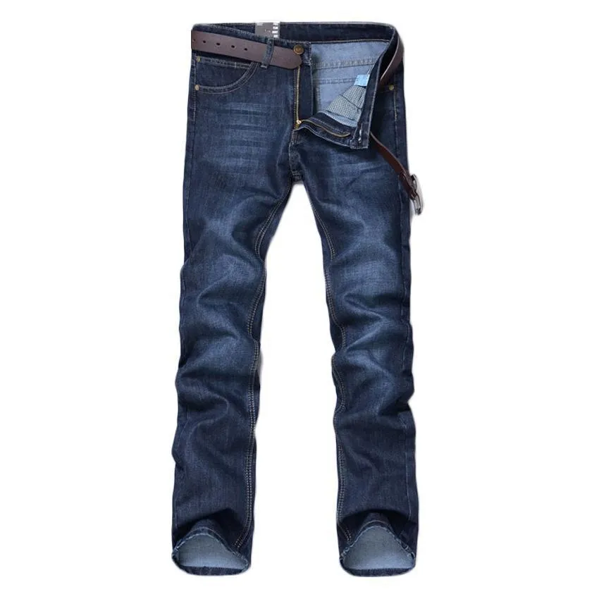 West Louis™ Denim Casual Blue Jeans