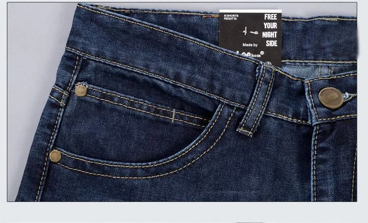 West Louis™ Denim Casual Blue Jeans