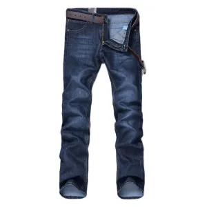 West Louis™ Denim Casual Blue Jeans