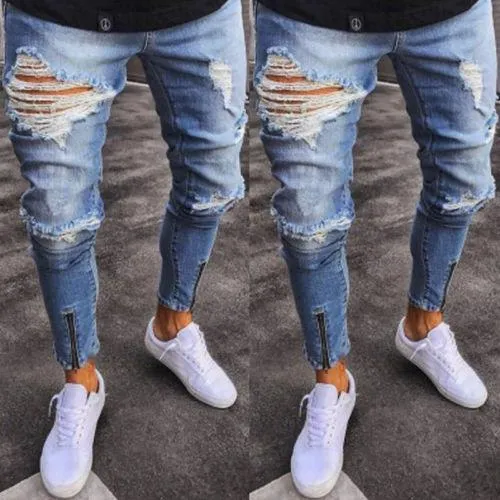 West Louis™ Fashion Skinny Pencil Jeans