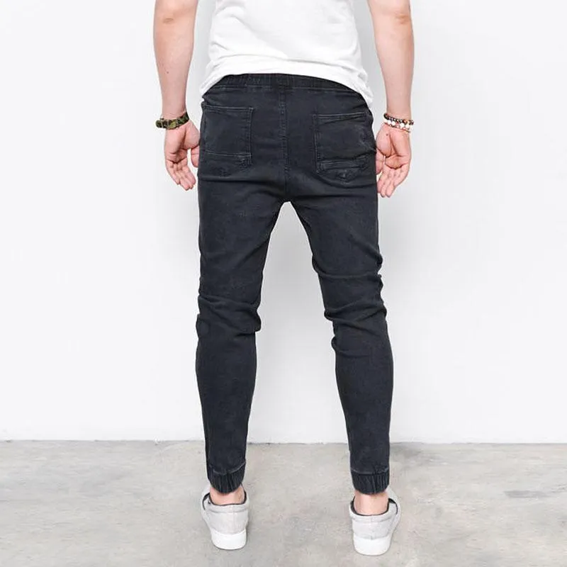 West Louis™ Shinny Washed Harem Jeans