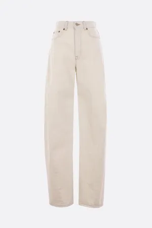 wide-leg jeans in denim