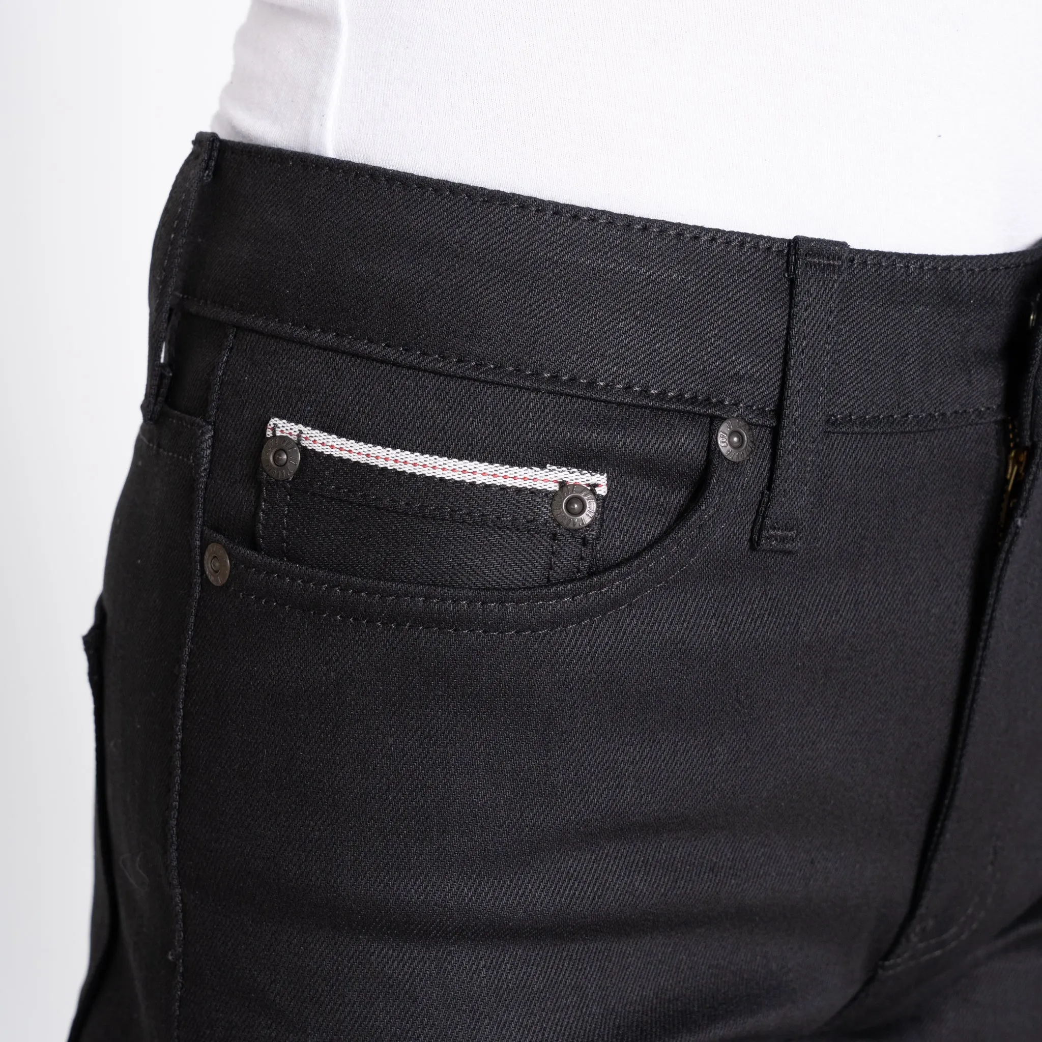 Women's - High Skinny - Black Cobra Stretch Selvedge