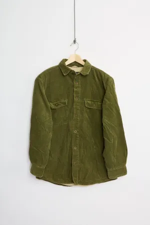 Woolrich Fleece lined corduroy overshirt (M)