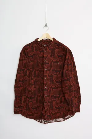 Woolrich printed chamois shirt (2XL)