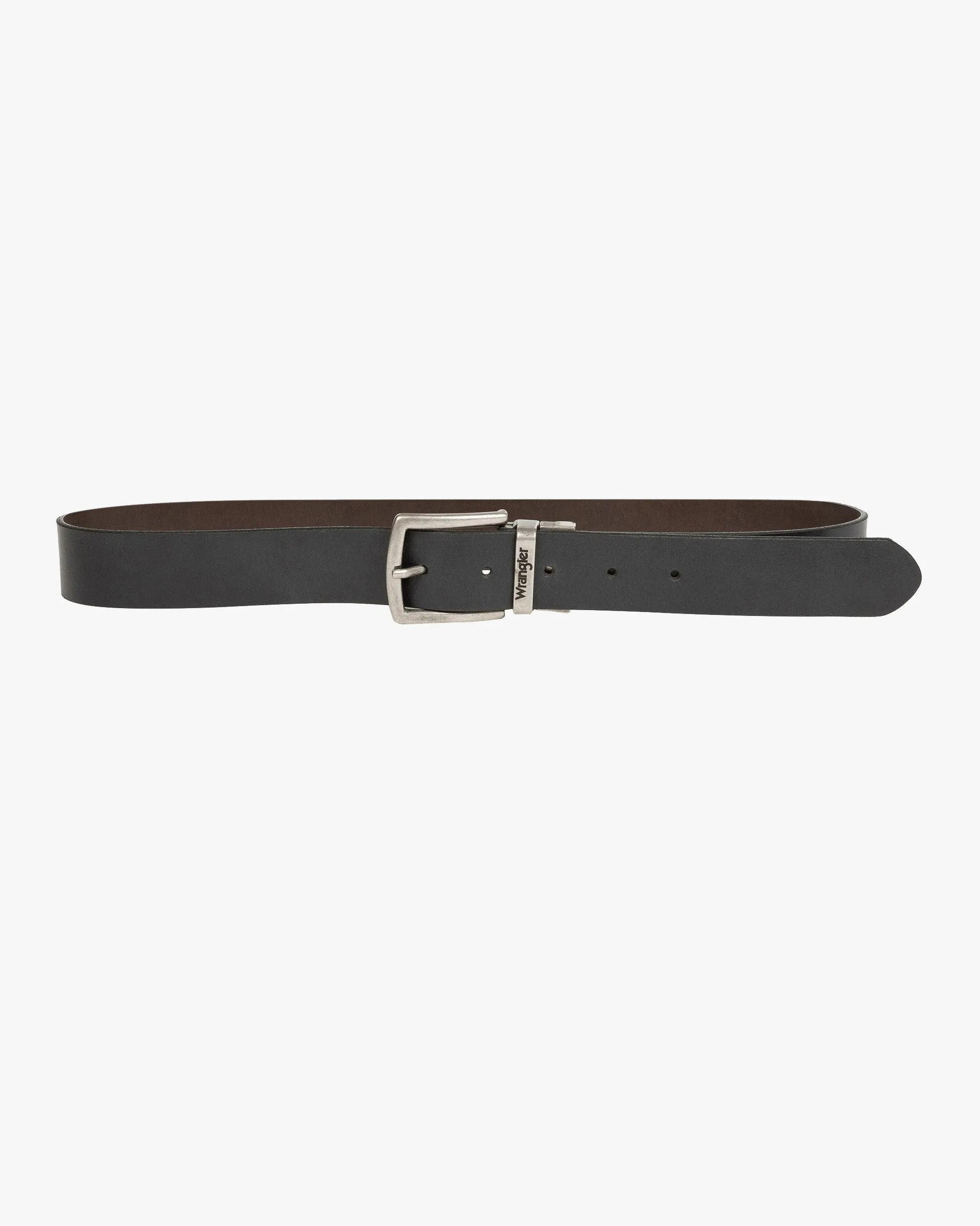 Wrangler 2-Sided Reversible Leather Belt - Black / Brown