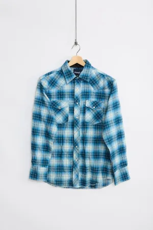 Wrangler western flannel (L)
