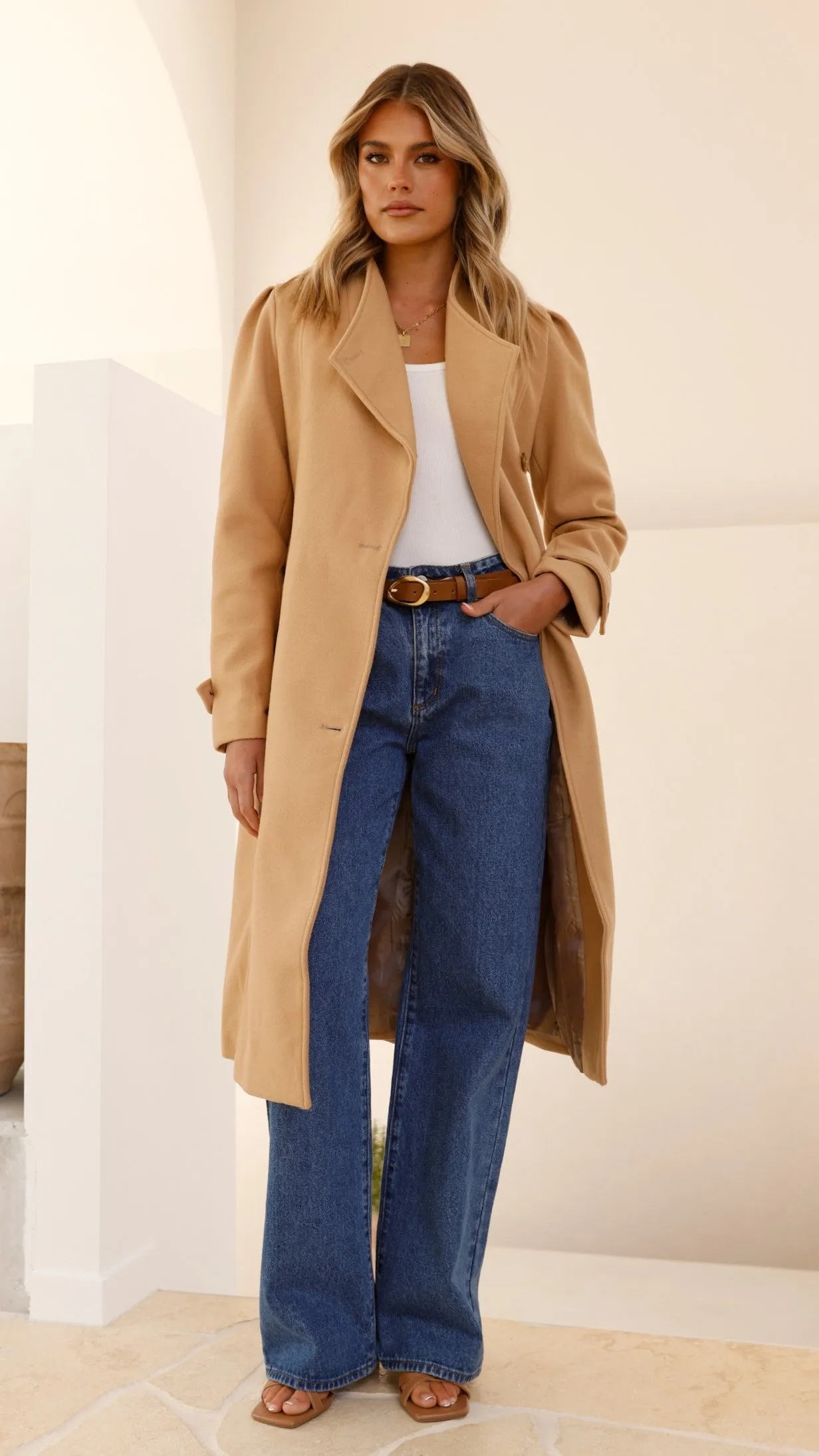 Xenos Coat - Camel