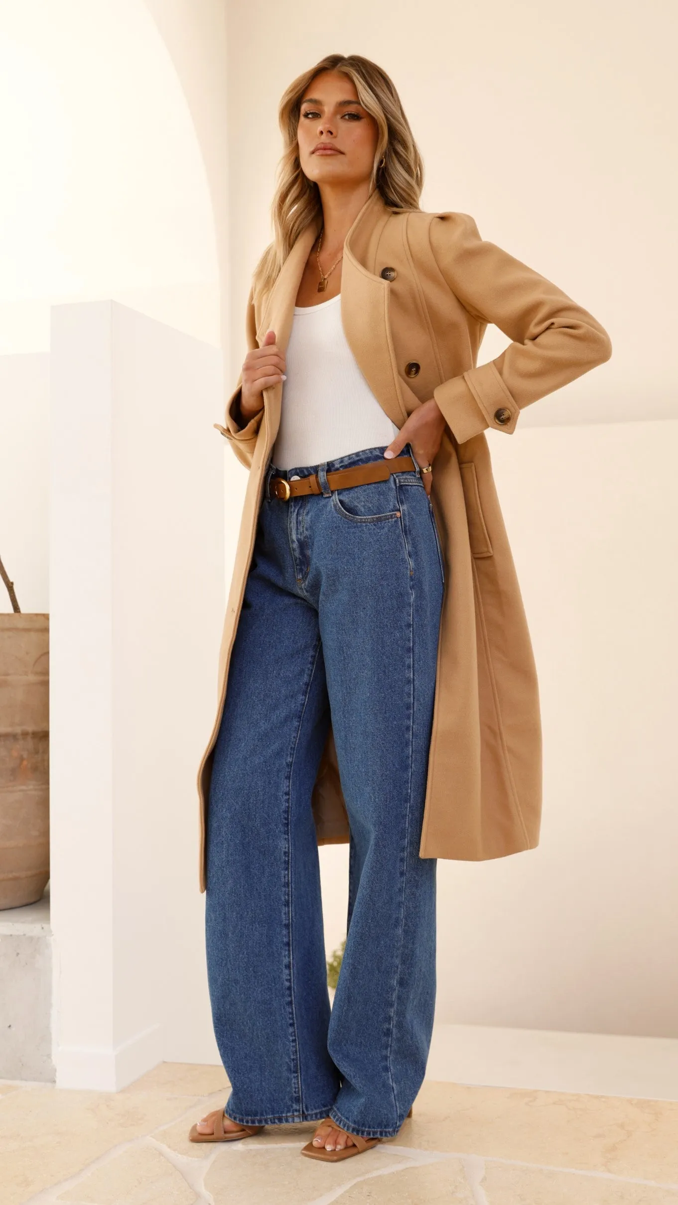 Xenos Coat - Camel