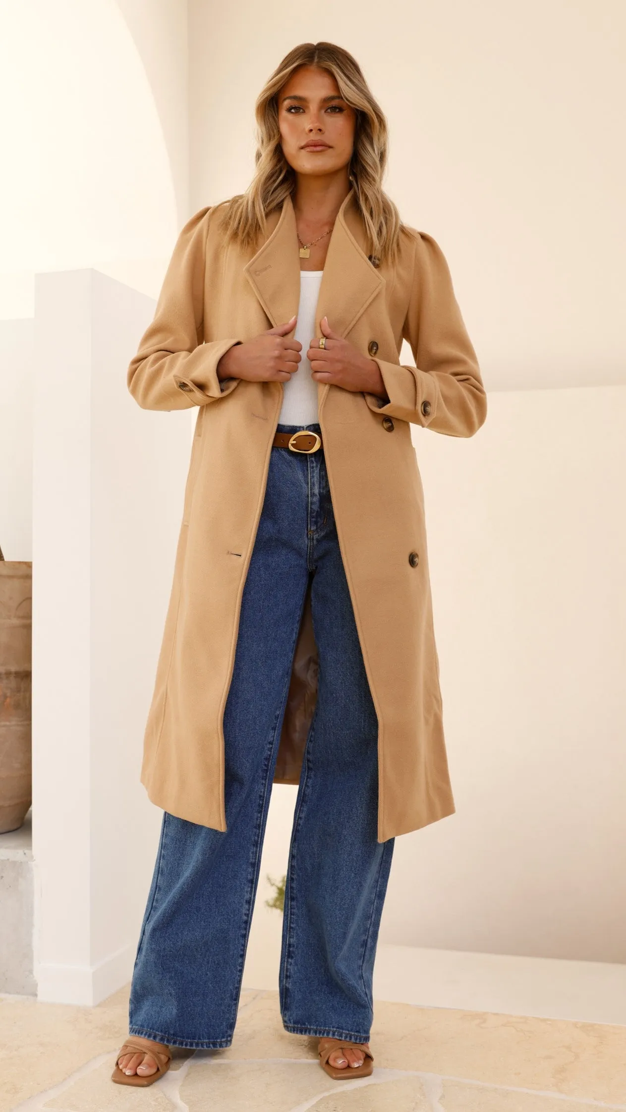 Xenos Coat - Camel