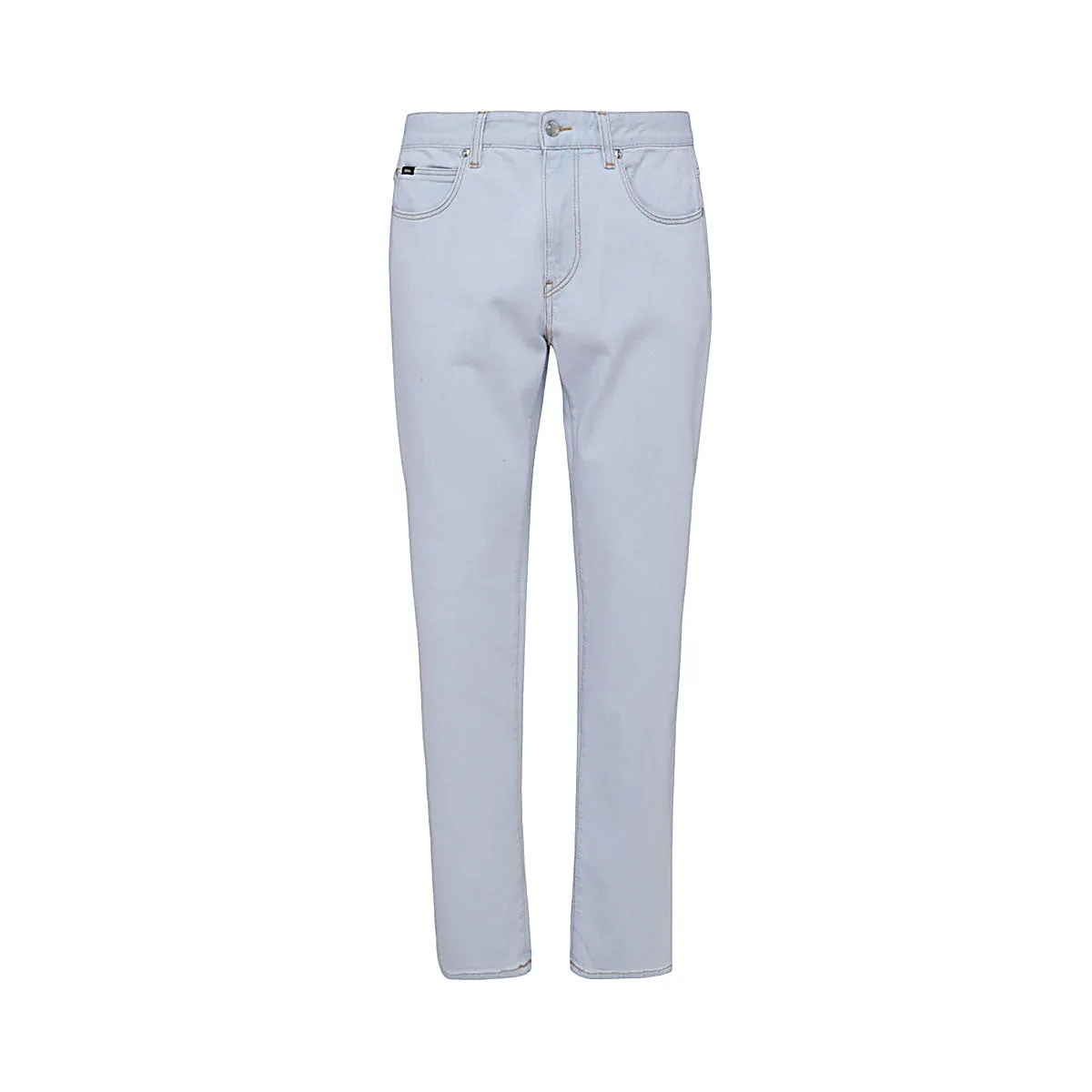 Z Zegna Logo Patch Straight Leg Jeans
