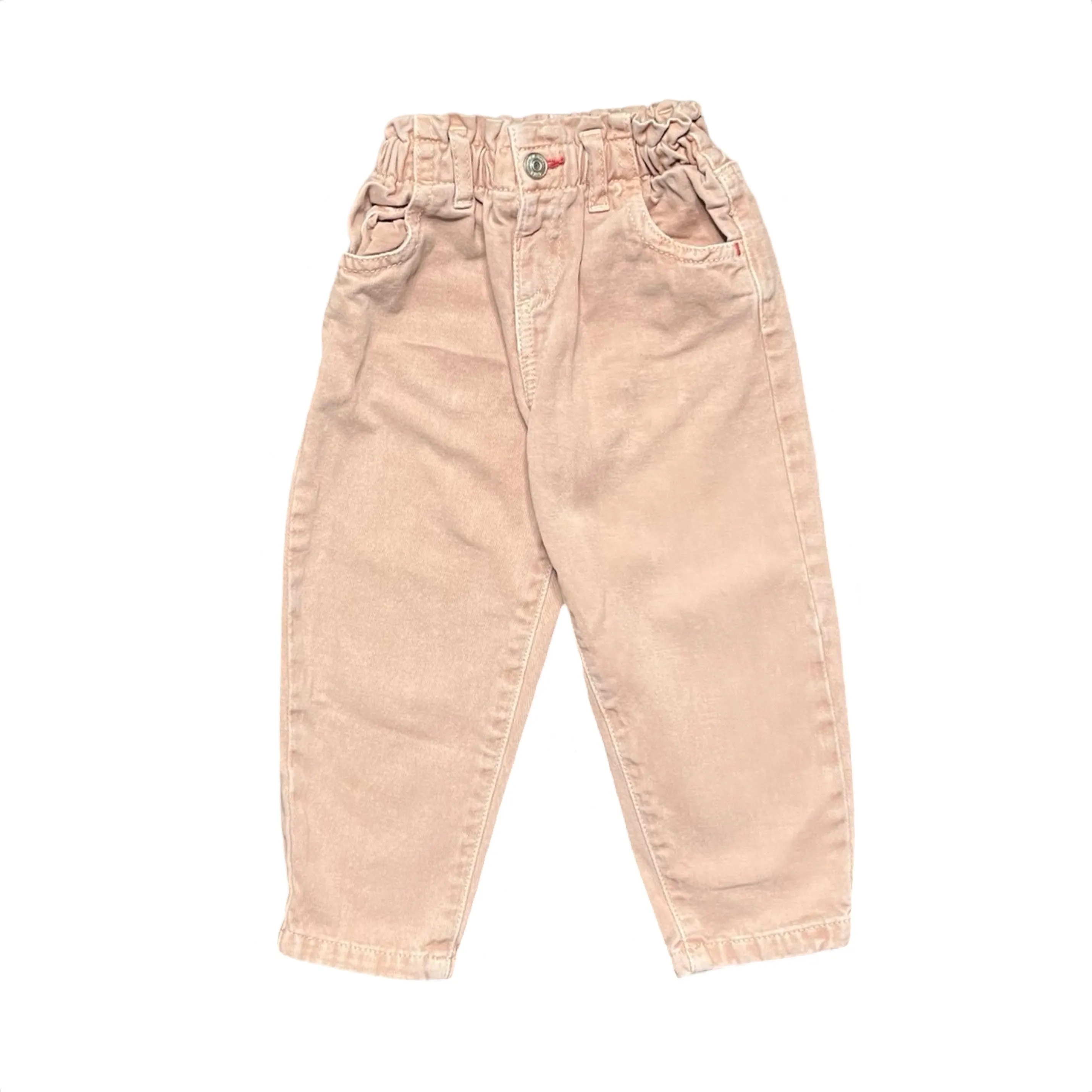 Zara Paper Bag Waist Jeans